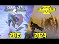 Helldivers 1 vs helldivers 2 comparison 2015 vs 2024