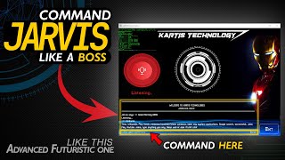 Futuristic J.a.r.v.i.s With Login, Face Recognition And Command Terminal Features In Real Life