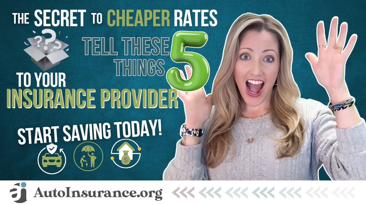 Lower Your Car Insurance Bills With These 5 Money-Saving Hacks! (2025 Expert Advice)