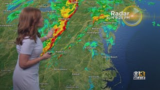 Meg McNamara Has A Look At The Severe Weather Crossing Through Maryland