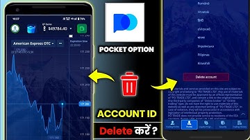 Pocket option trading app account Kaise delete Karen !! How to delete pocket option trading account