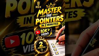 Learn Pointer In cpp || part 2 || REX || #10kviews #code #technology #gamers #learner