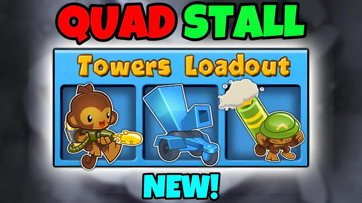 My NEW OP Quadruple Stall Strategy... (100% WINS) (Bloons TD Battles)