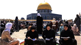 today current situation in AQSA Mosque ||مباشر من المسجد الاقصی المبارک