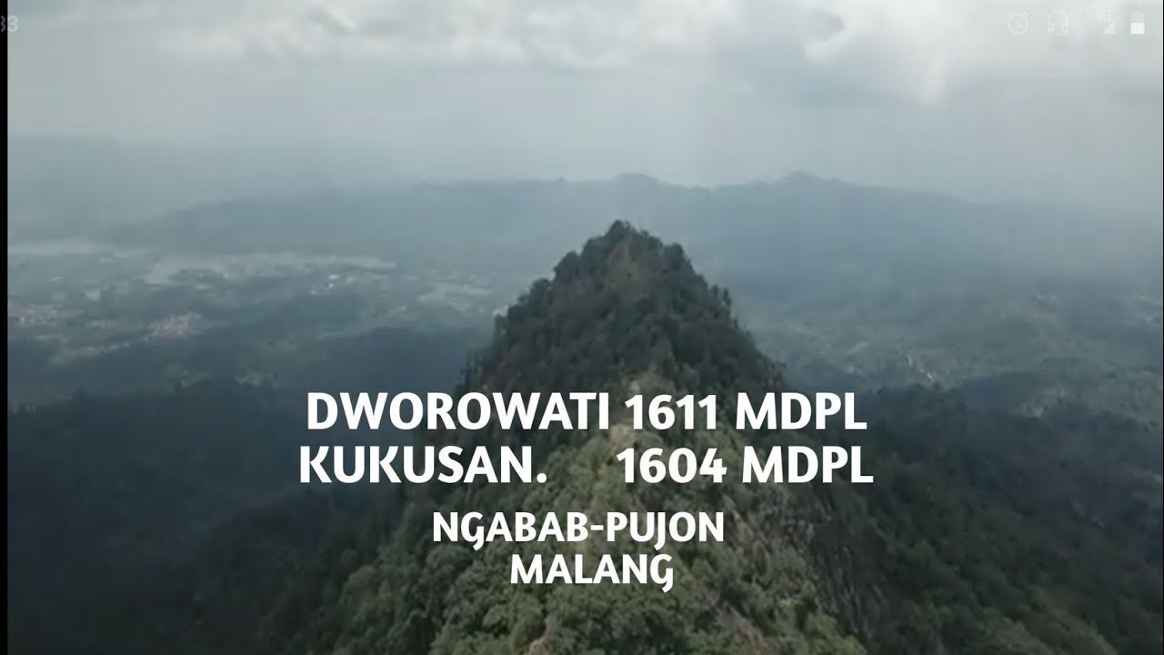 Pesona gunung Dworowati  dan kukusan with DJI  MAVIC #gunung #djimavicmini #ngabab #pujon