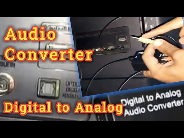 Digital to analog audio converter (substitle)