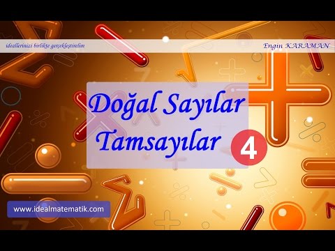 YGS Matematik : Doğal Sayılar - Tam Sayılar Video 4