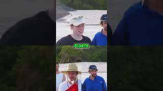 Stranded Island Survival: Building a Sailboat #shorts #mrbeast #beastgames #island