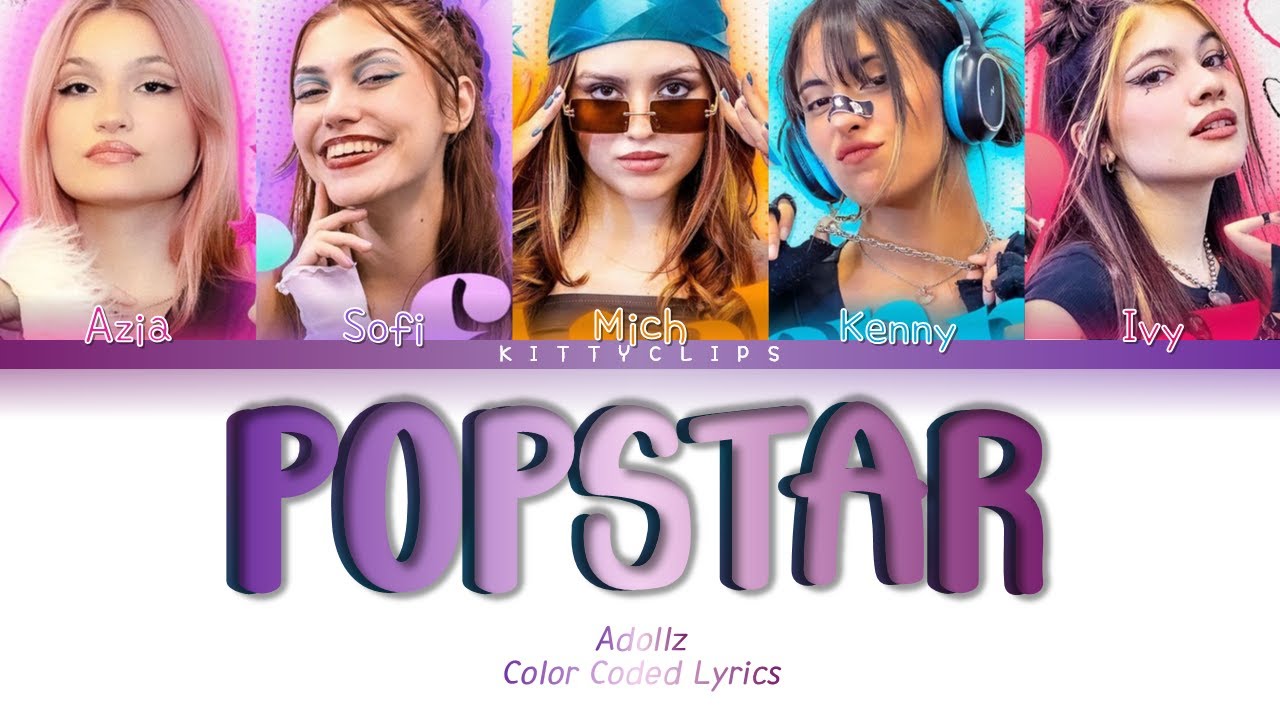 ADOLLZ - ‘POPSTAR’ Color coded Lyrics (Port/Esp/Eng)
