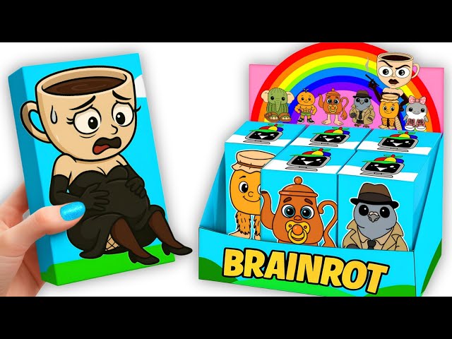 💖Paper DIY💖 UNBOXING The ULTIMATE ESPRESSONA SIGNORA Pregnant Blind Box!Italian Brainrot MYSTERY BOX