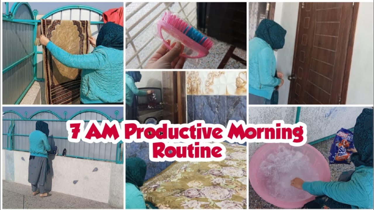 7 AM Productive Morning Routine✨ Pre Ramadan Preparations 2026lTime Saving Tips  ⭐ Deep cleaning