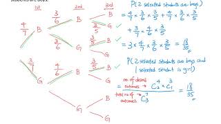 S5 Probability 10- Using nPr and nCr