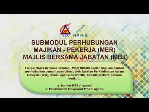 MODUL PENGURUSAN PERHUBUNGAN MAJIKAN PEKERJA (MBJ)