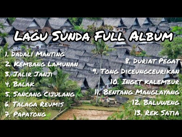 Album Lagu Sunda Lawas Enak Pisan - Cocok Untuk Santai class=