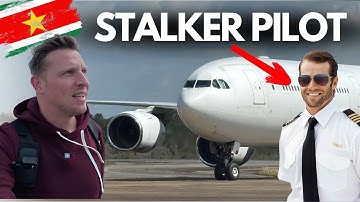 Flying SURINAME AIRWAYS with a Weird STALKER Pilot!
