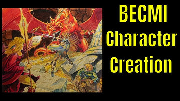 BECMI Dungeons & Dragons Character Creation 🔴#4k LIVE