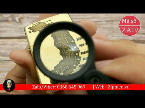 Video Zippo bản đồ Việt Nam xịn bảo hành trọn đời - youtube