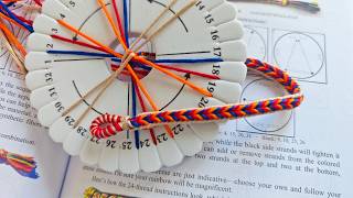 Kumihimo Easy Tutorial Lovely square section Bracelet