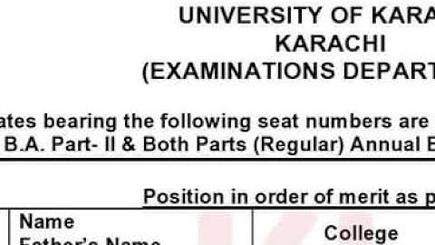 News Update University Of Karachi Announced Result of BA Regular Annual Examination #uok_result