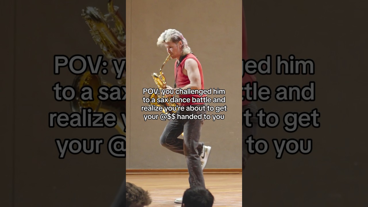 because once he's in the groove, 