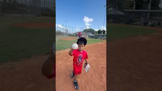 Baseball drill for 6year old #6u #baseball #drills #subscribe #sub #mlb #fyp #juju #6yearold
