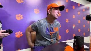 Dabo Swinney on scrimmage, Polo Anderson