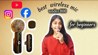 || GRENARO || Best wireless MIC for "beginners" || under 1000