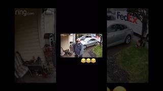 At least my package got delivered😂 #shorts #funny #fedex