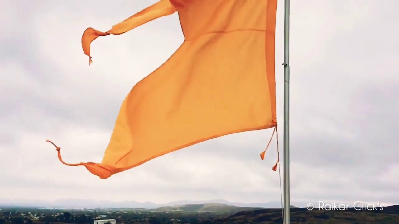 Hindhu Saffron Flag 🚩 hindu shivajimaharaj jajshivaji ambabhawani 