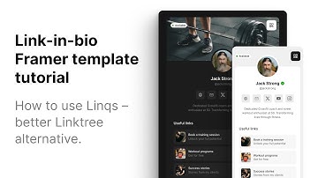 Mastering Linqs: Elevate Your Link-In-Bio with Framer | Template Tutorial
