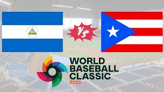 PUERTO RICO VS NICARAGUA (PRIMER JUEGOS )