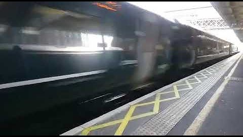 GWR Hitachi Class 800 Passing Slough At 125mph