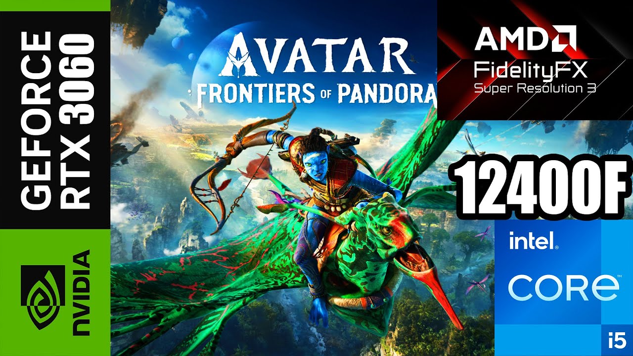Avatar Frontiers of Pandora | Core i5-12400F | RTX 3060 12GB | 1080p HIGH + FSR3 + Frame Gen Tested