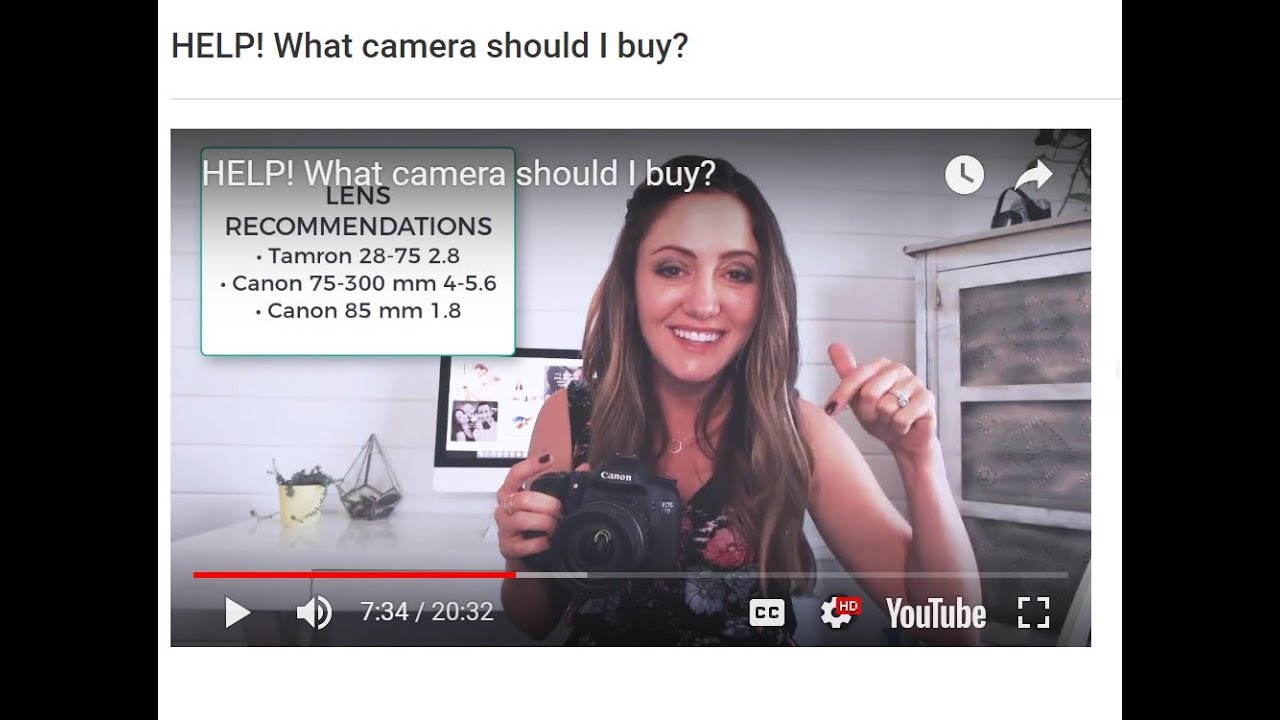 How to pick an affordable starter camera! - YouTube