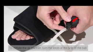 Plantar Fasciitis Night Splint With Pneumatic - 90 Degree Soft Leg Brace Support screenshot 4