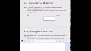 1211 chapter 8 video   Lewis Structures