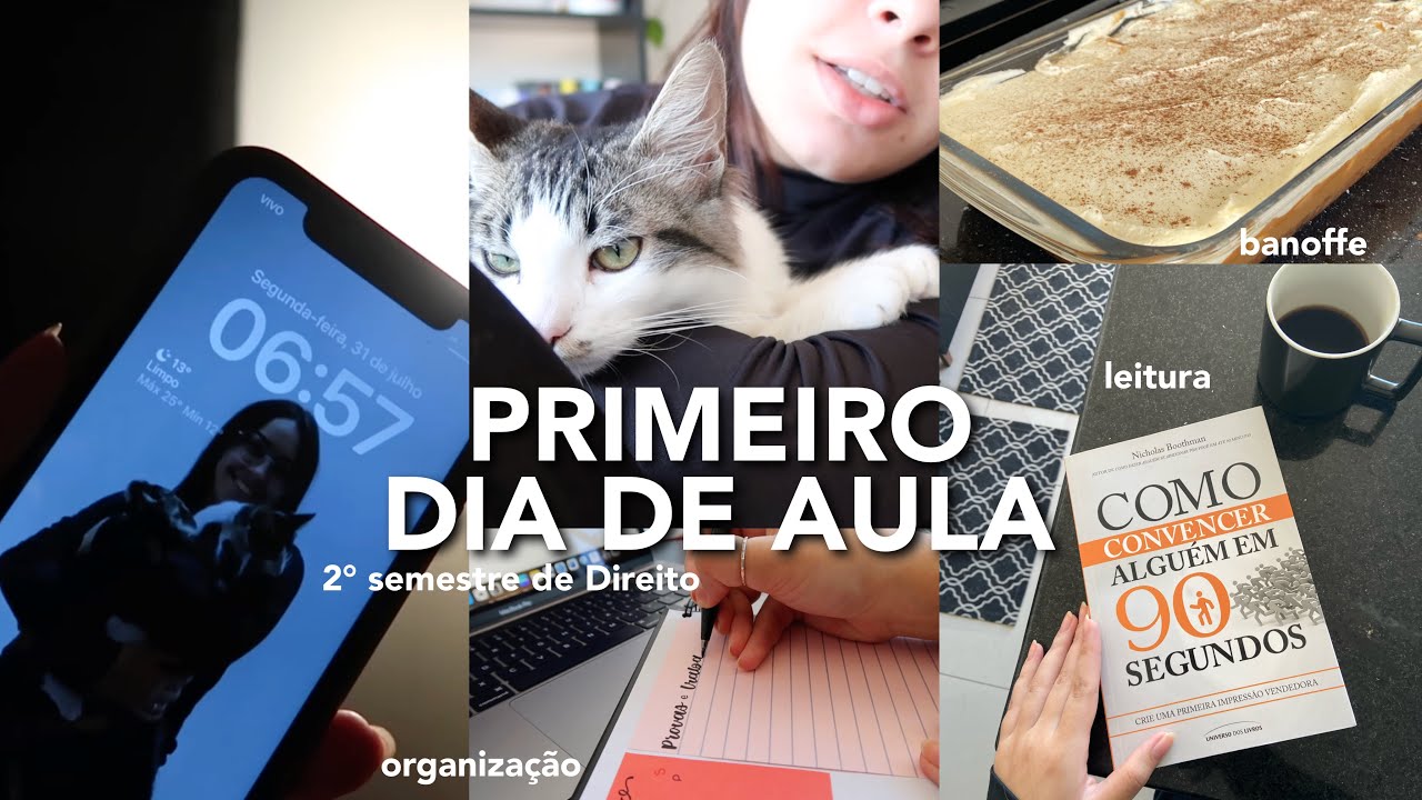 PRIMEIRO DIA DE AULA NO SEGUNDO SEMESTRE DA FACULDADE DE DIREITO ⚖️