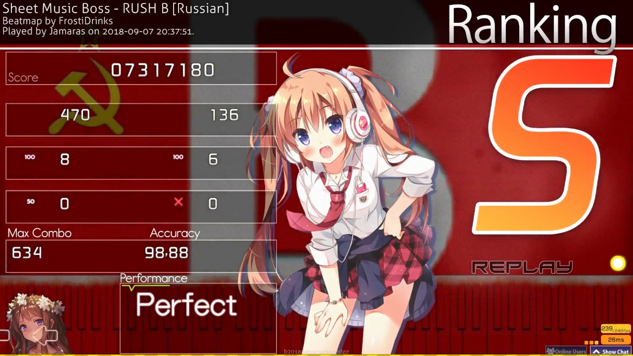 Sheet Music Boss RUSH B [Russian] FC 98.88 YouTube