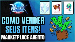 COMO VENDER ITENS NO RAGNAROK LANDVERSE Marketplace ABERTO NFT Passo a Passo