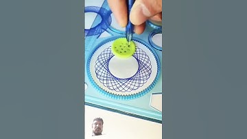How many triangles were drawn? #Spirograph.❤❤❤❤ Small ruler, big wisdom #tiktok  #satisfying