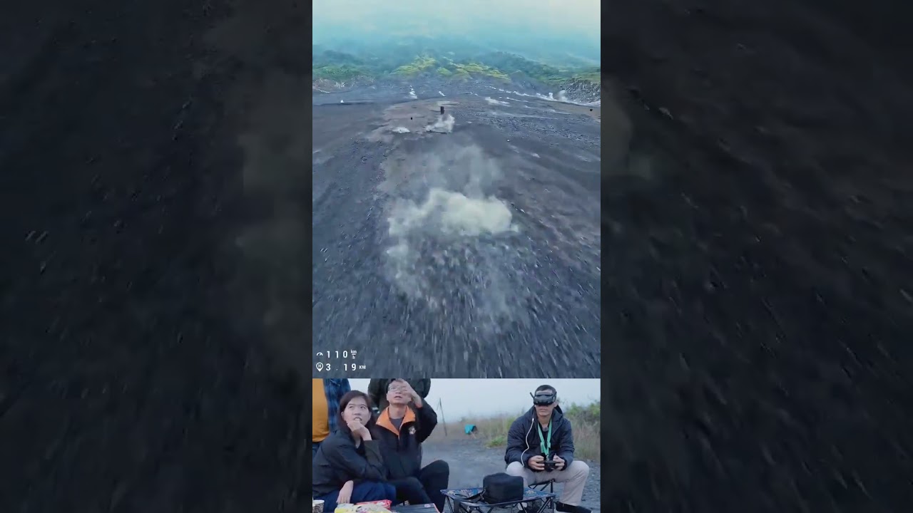 Drone Races a Volcanic Rock 🌋 