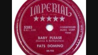 FATS DOMINO   Baby Please   78  1954
