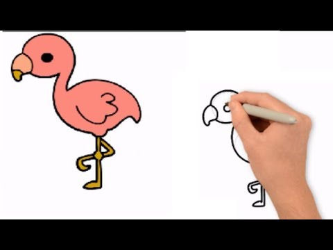 Easy Draw Toy Art: How to draw so cute Step by step Cute Flemingo