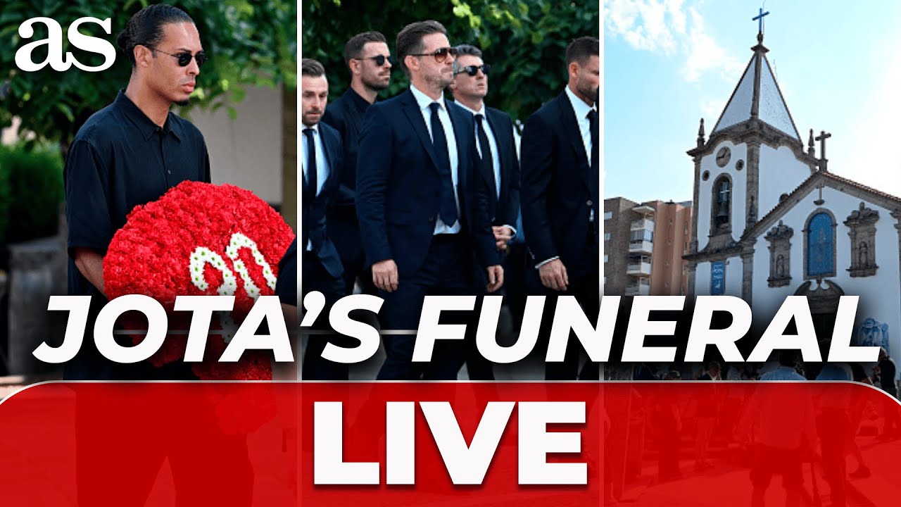 LIVE | DIOGO JOTA’S FUNERAL in PORTUGAL: FINAL FAREWELL at the MATRIZ CHURCH in GONDOMAR