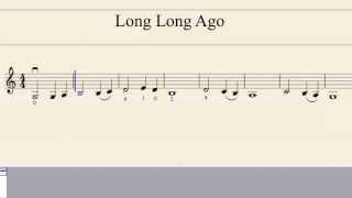 Long Long Ago Violin solo - MuseScore