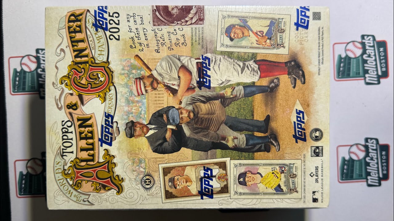 DOUBLE Rip Card ??2025 Topps Allen & Ginter Baseball Hobby Box 