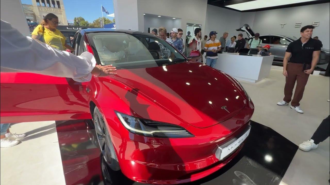 2024 Tesla Model 3 Facelift Interior And Exterior IAA Mobility 2023 Munchen  