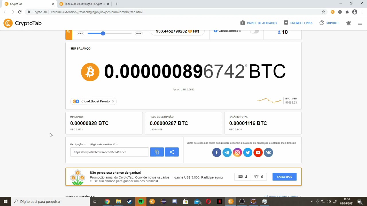 COMO MINEIRAR BITCOIN DE UM JEITO FÁCIL - CryptoTab