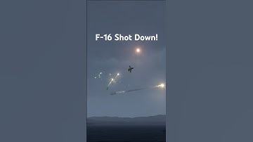 F-16 Fighter Jet Shot Down! Spiraling out of the Sky - Military Simulation - ArmA 3