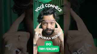 Pare de usar o Try/Except assim no Python!